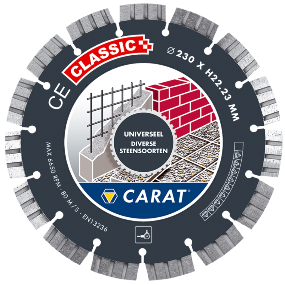 Carat CEC1803000 Piła diamentowa uniwersalna CE Classic 180 x 22,23