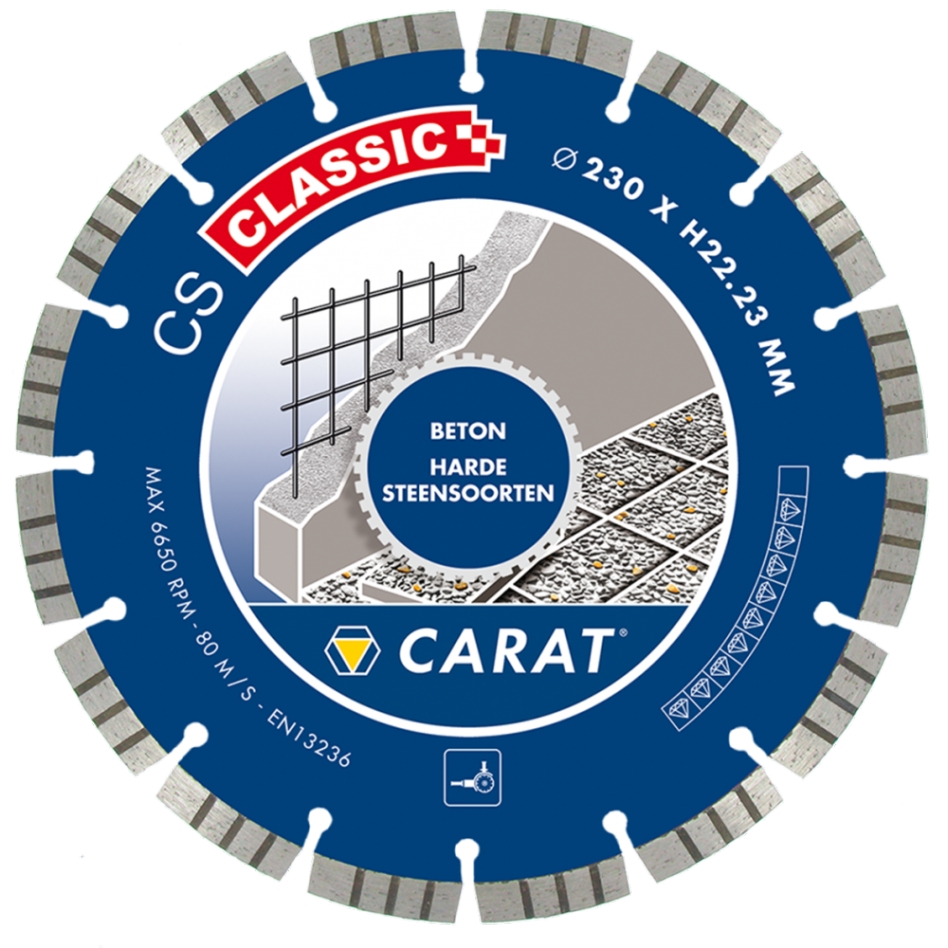 Carat CSC1153000 Piła diamentowa Beton CS Classic 115 x 22,23