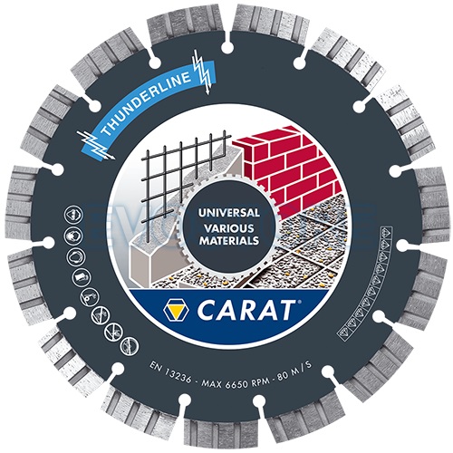 Carat CEB14030TT Tarcza diamentowa Thunderline 140 x 22,23 mm