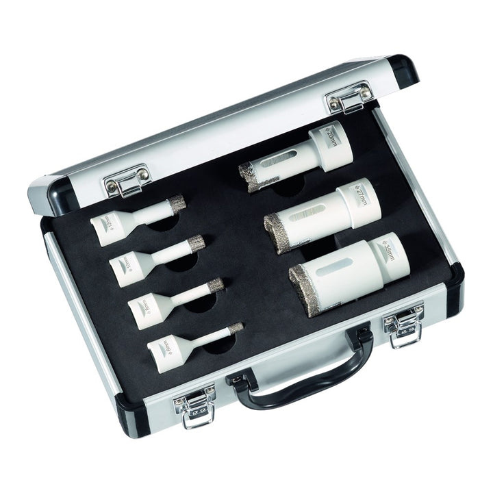 Carat EHSSET0400 EHS Master Zestaw wierteł diamentowych do wiercenia na sucho M14 &oslash; 6-8-10-12-20-27-35 mm 7-częściowy