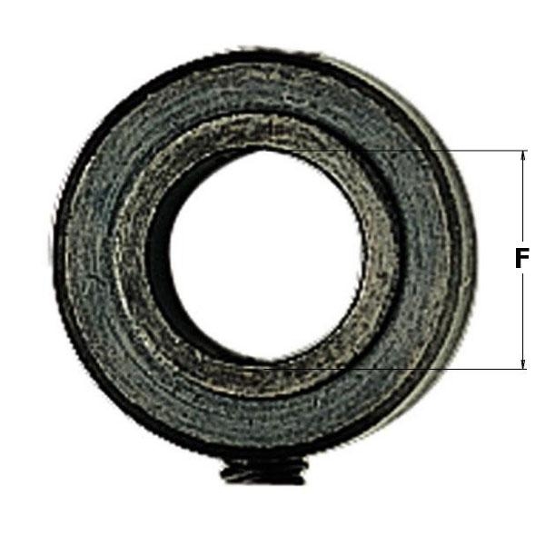 CMT 541.001.00 Pierścień blokujący lub ogranicznik głębokości, D=12,2 mm, F=6,35 mm, I=6,5 mm