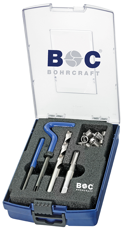 Bohrcraft 46011330400 Zestaw do naprawy gwintów GR-M4 x 0,70 - 24 szt. P-PLUS