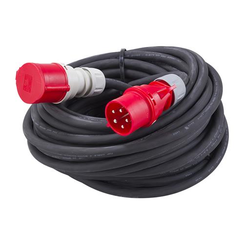 Connectra 40.872.01 Przedłużacz CEE 400V - 32A - 5P - 5 G 6.0 mm² - 25m z przełącznikiem faz