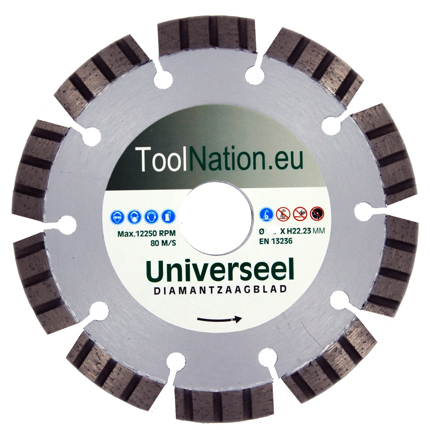 Toolnation CPEP1509TN Tarcza diamentowa 150 mm UNI