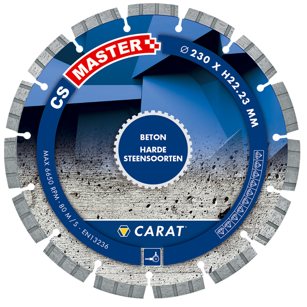 Carat CSM1803000 Tarcza diamentowa BETON CS MASTER, 180x22,2 MM