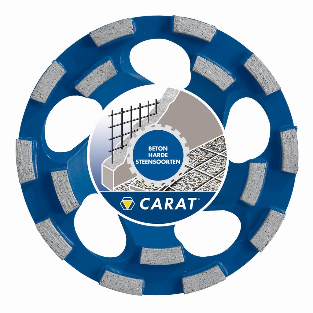 Carat CUBD1253C0 głowica szlifierska DUSTEC 125x22,2MM TYP BETON PREMIUM