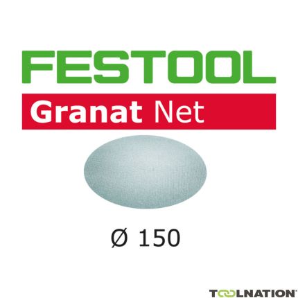 Festool Akcesoria 203309 Materiały ścierne z włókniny, 50szt.  STF D150 P240 GR NET/50 - 1