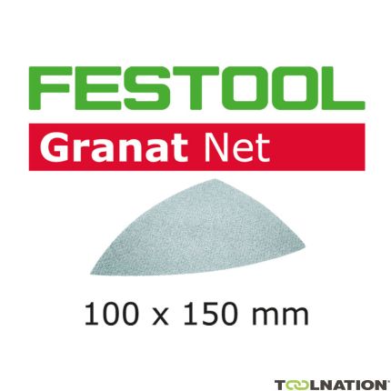 Festool Akcesoria 203321 Materiały ścierne z włókniny, 50szt.  STF DELTA P100 GR NET/50 - 1