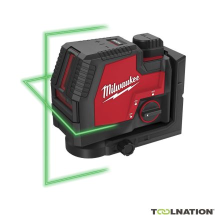 Milwaukee 4933478098 L4 CLL-301C REDLITHIUM USB laser zielony krzyżowy + akumulator L4 B3 + kabel USB + walizka - 5