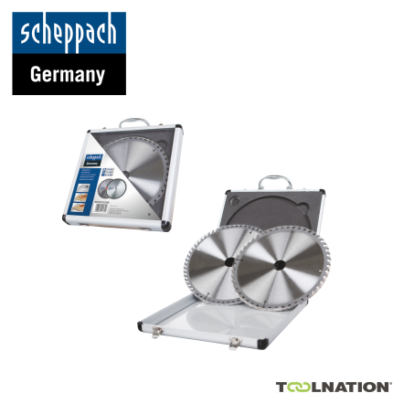 Scheppach 7901200716 2-częściowy zestaw brzeszczotów HM 315 x 30/25,4 x 2,8 mm 24T i 48T - 1