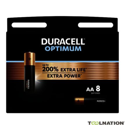 Duracell D137684 Baterie alkaliczne Optimum AA 8szt. - 1