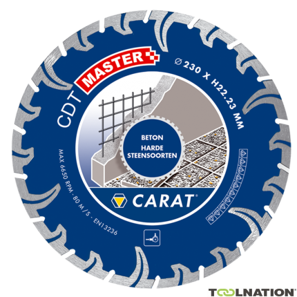 Carat CDTM125300 Tarcza diamentowa TURBO CDT MASTER 125x22,2MM - 1