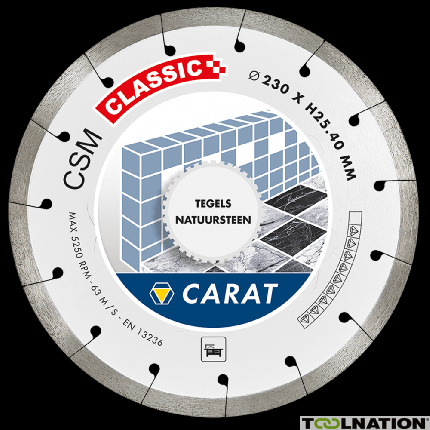 Carat CSMC150400 Tarcza diamentowa TILES CSM CLASSIC 150x25,4MM - 1