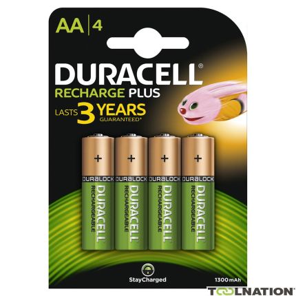 Duracell D039247 Baterie akumulatorowe Plus AA 4szt. - 1
