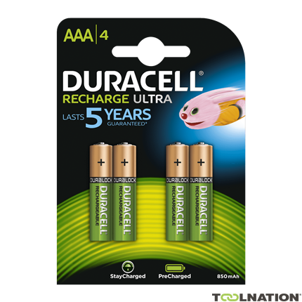 Duracell D203822 Akumulatorki Ultra Precharged AAA 4szt. - 1