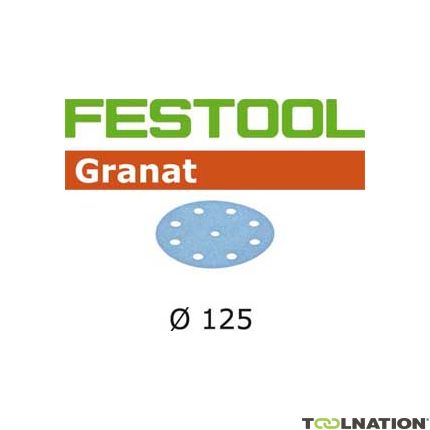 Festool Akcesoria 497149 Krążki ścierne StickFix Ø 125mm Granat 10szt.  STF D125/90 P180 GR/10 - 1
