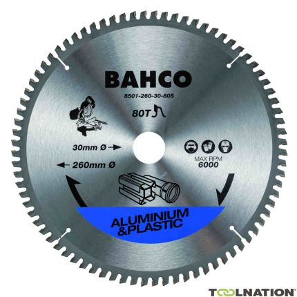 Bahco 8501-30S Brzeszczoty do aluminium i tworzywa sztucznego w pilarce ukośnicy - 1