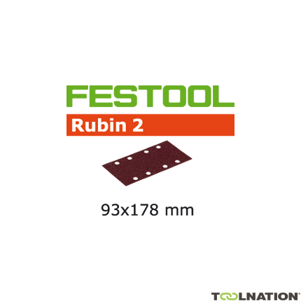 Festool 499065 Arkusze ścierne, 50szt. STF 93X178/8 P120 RU2/50 - 1