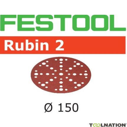 Festool Akcesoria 575181 Krążki ścierne, 10szt.  STF D150/48 P100 RU2/10 - 1
