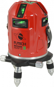 Futech 040.08G MC8 HPSD Zielony laser krzyżowy 8 linii