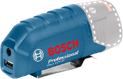 Bosch Niebieski Akcesoria 0618800079 GAA 12V-21 Profesjonalny adapter do ładowania USB
