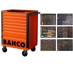 Bahco 1472K8-FULL6 Wózek narzędziowy pomarańczowy 205 elementów