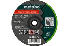 Metabo Akcesoria 616660000 Tarcza szlifierska Ø 180x6,0x22,2 kamień Flexiamant super
