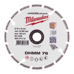 Milwaukee Akcesoria 4932471333 Diamentowa tarcza wielomateriałowa 76 - 1 szt.