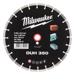 Milwaukee Akcesoria 4932478707 Tarcza diamentowa o wysokiej wydajności - CIS Professional DUH 350 mm - 1 szt.