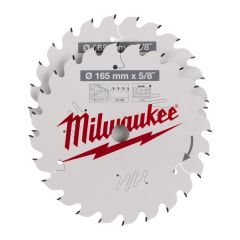 Milwaukee Akcesoria 4932479836 Tarcze pilarskie CSB 165 x 24T/24T Twin Pack (2 szt.)