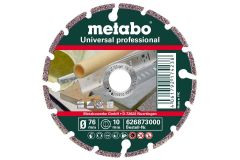 Metabo Akcesoria 626873000 Diamentowa tarcza tnąca professional, UP 76 x 1,2/2,2 x 10 mm