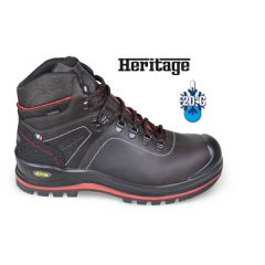 Beta 7294Hmc Greased full-grain leather ankle boot - water-repellent | with durable VIBRAM® rubber outsole