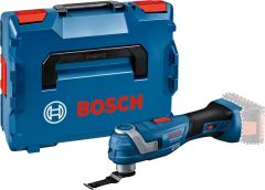 Bosch Niebieski  06018G2000 GOP 18 V-34 Narzędzie wielofunkcyjne 18V Li-Ion bez akumulatorów i ładowarki w pudełku L-Boxx