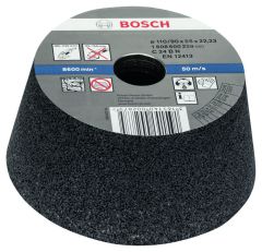 Bosch Niebieski Akcesoria 1608600239 Pokrywa szlifierska, stożkowa - kamień/beton 90 mm, 110 mm, 55 mm, 24