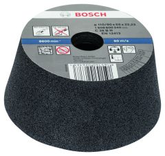 Bosch Niebieski Akcesoria 1608600240 Pokrywa szlifierska, stożkowa - kamień/beton 90 mm, 110 mm, 55 mm, 36