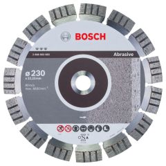 Bosch Niebieski Akcesoria 2608602683 Diamentowa tarcza tnąca Best for Abrasive 230 x 22,23 x 2,4 x 15 mm
