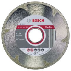 Bosch Niebieski Akcesoria 2608602689 Diamentowa tarcza tnąca Best for Marble 115 x 22,23 x 2,2 x 3 mm
