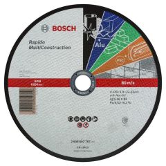 Bosch Niebieski Akcesoria 2608602767 Tarcza tnąca prosta Rapido Multi Construction ACS 46 V BF, 230 mm, 1,9 mm