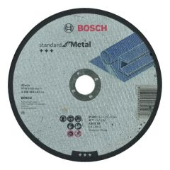 Bosch Niebieski Akcesoria 2608603167 Tarcza tnąca prosta Standard do metalu A 30 S BF, 180 mm, 22,23 mm, 3,0 mm