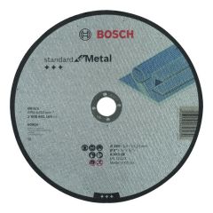 Bosch Niebieski Akcesoria 2608603168 Tarcza tnąca prosta Standard do metalu A 30 S BF, 230 mm, 22,23 mm, 3,0 mm