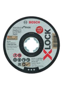 Bosch Niebieski Akcesoria 2608619261 Tarcza korundowa X-Lock 115mm  Standard for Inox