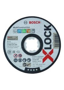 Bosch Niebieski Akcesoria 2608619268 Tarcza korundowa X-Lock 115mm  Multi Material