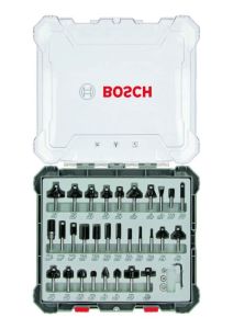 Bosch Niebieski Akcesoria 2607017474 Zestaw frezów z trzpieniem 6mm