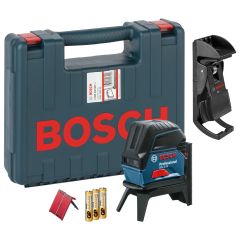 Bosch Niebieski 0601066E02 Laser liniowo-punktowy  GCL 2-15 + RM 1