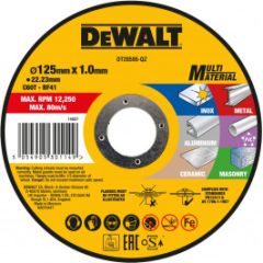 DeWALT Akcesoria DT20595-QZ Tarcza do cięcia wielu materiałów -125 x 22,23 x 1,0 mm