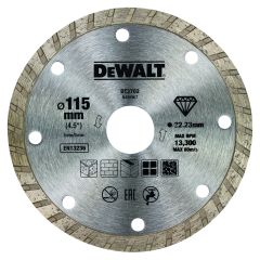DeWALT Akcesoria DT3712-QZ TURBO Tarcza diamentowa 125 x 22,2 mm
