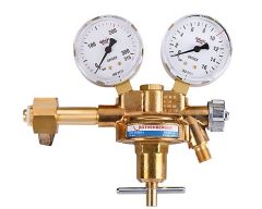 Rothenberger Akcesoria 35634 Regulator ciśnienia tlenu z manometrem, 200 bar ZŁĄCZE SZPITALNE