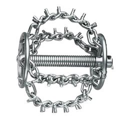 Rothenberger Akcesoria 72182 Zawieszka łańcuchowa z kolcami, 4 łańcuchy, pierścień, 16 mm