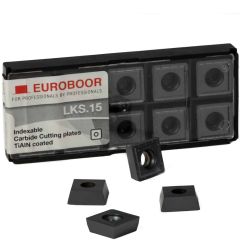 Euroboor LKS.15 Płytki tnące z węglika wolframu do frezu ukośnego B60(S) 10 szt.