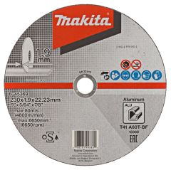 Makita Akcesoria B-45369 Tarcza do cięcia 230x22,23x1,9 mm aluminium